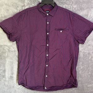 Six Lincoln mens 2x short slevee dress shirt